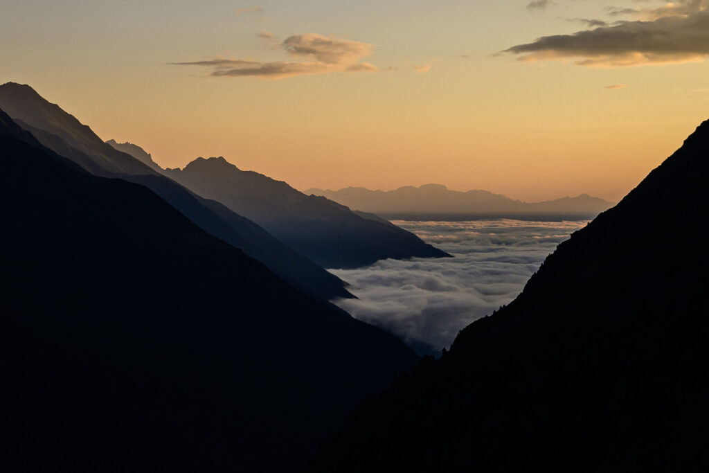 Sonnenuntergang Golden Hour Berg